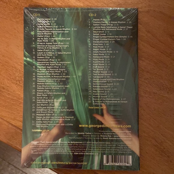 3/$20 NWT 2 CD bellydance set - Picture 2 of 2